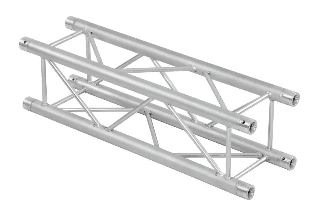 Aluminium-Traverse mit Streben für Bühnenbau und Eventtechnik.